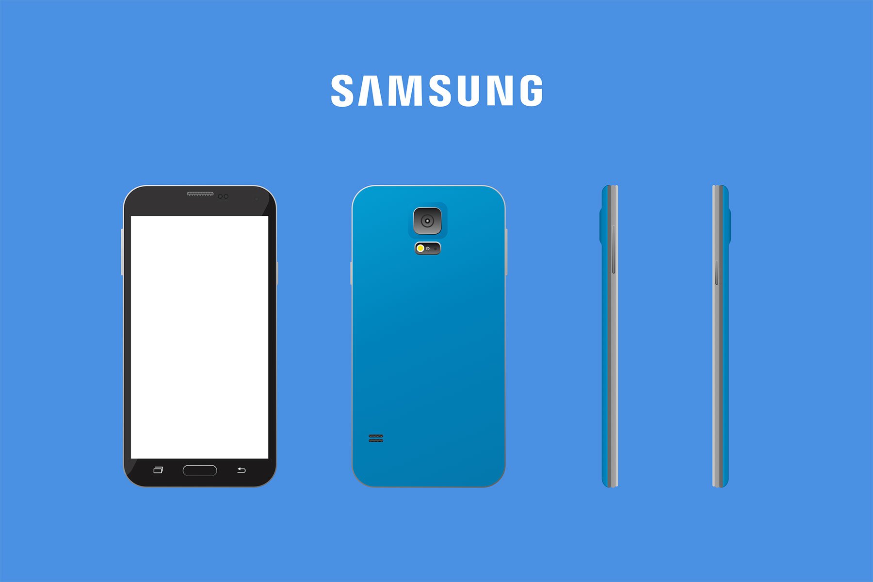 Samsung Galaxy S5 Mockup