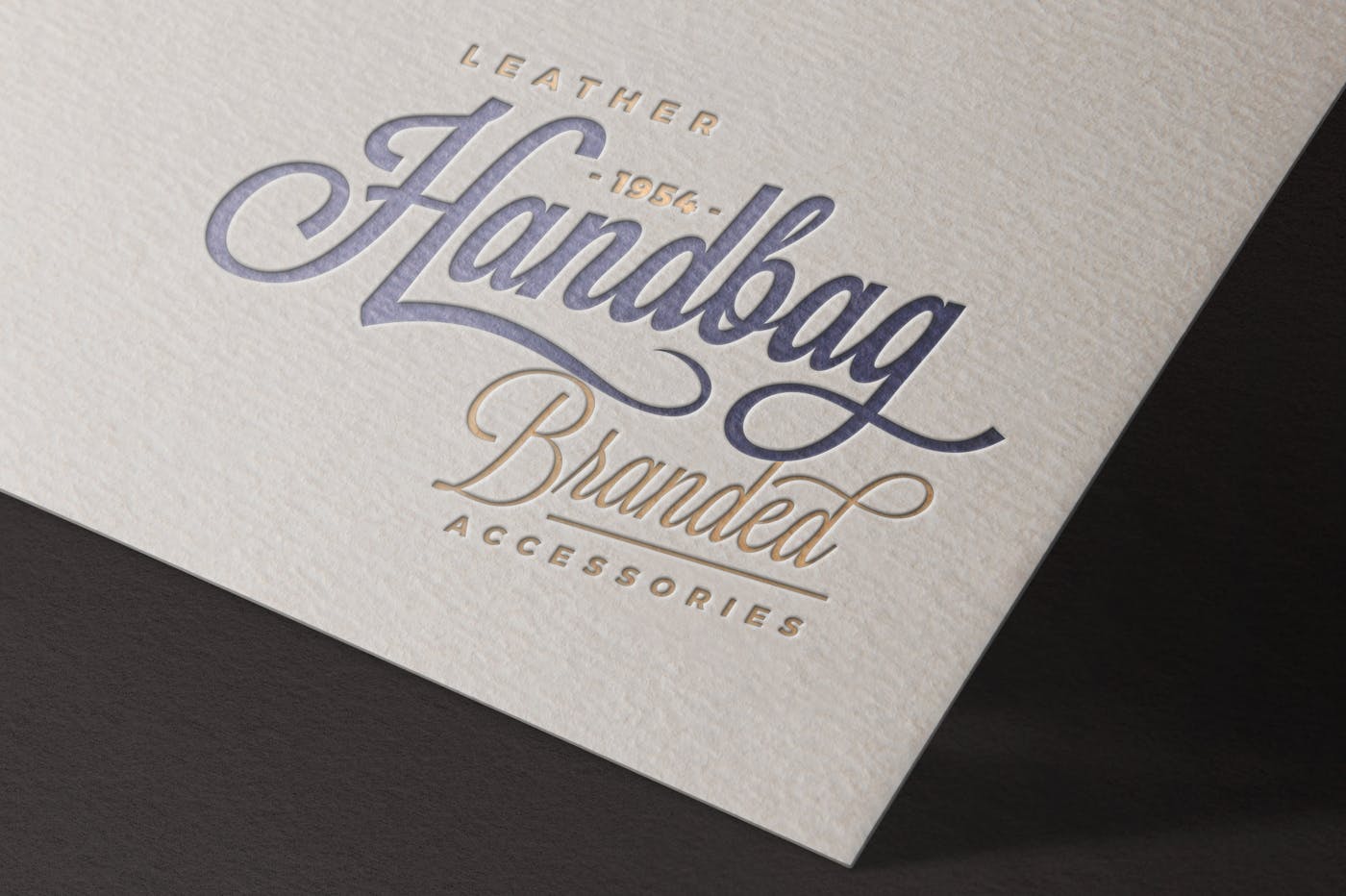 3款Logo设计印刷效果图样机模板 3 Paper Logo Mockups插图(3)