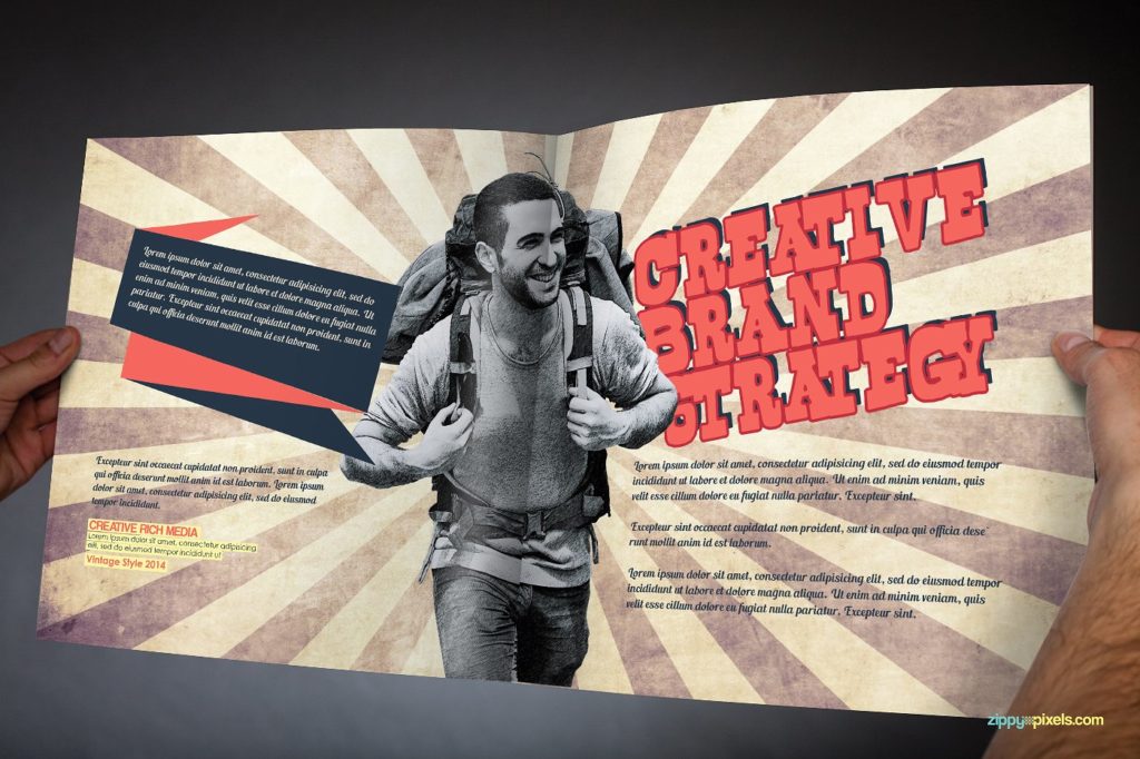 一款复古风画册模版下载[ai,indd,pdf]插图(6)