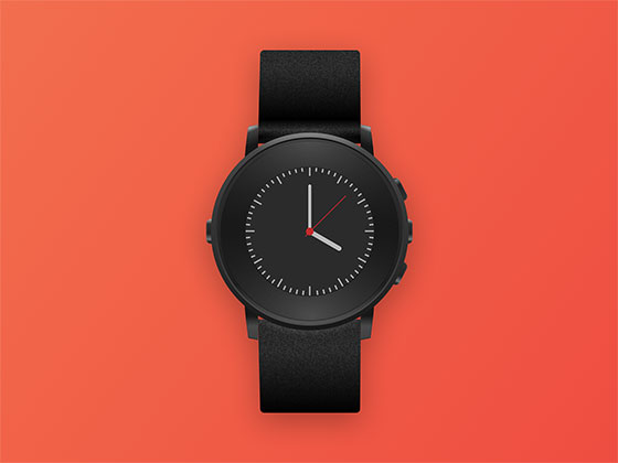 Pebble Time Round素材之家精选sketch素材