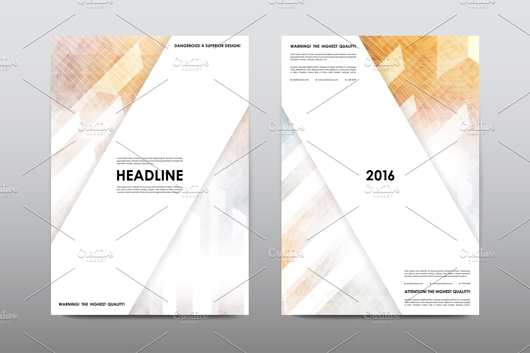 50+企业商业主题宣传小册子模板合集 50+ Business Brochures Bundle插图(26)