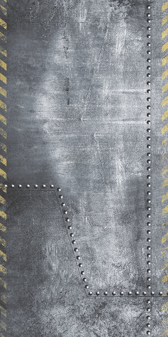 磨损做旧风格金属面板纹理素材包 Grunge Metal Plates Set (Set of 7)插图(2)