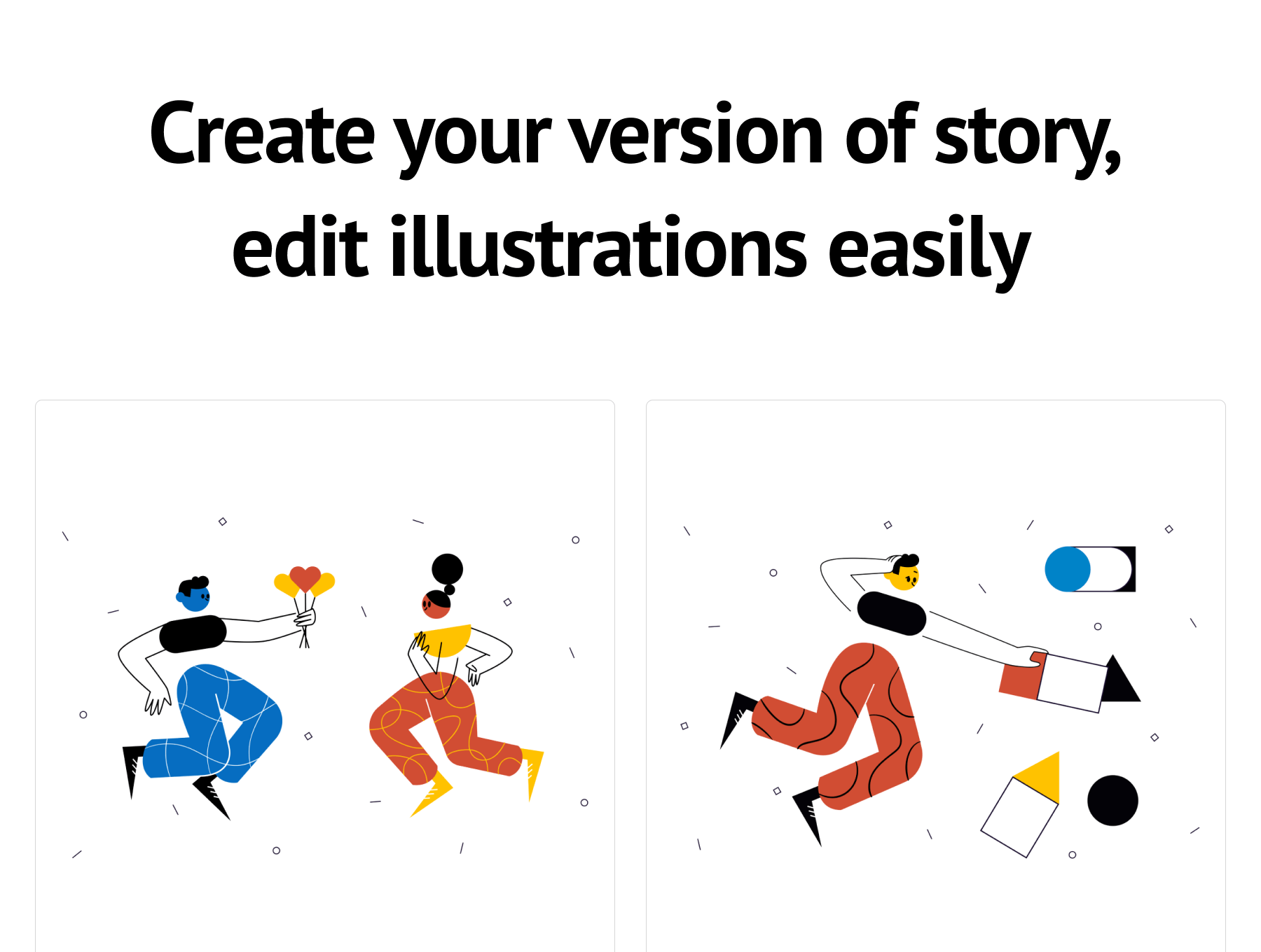 素材库下午茶:多彩人物角色矢量插画素材合集插图(1)