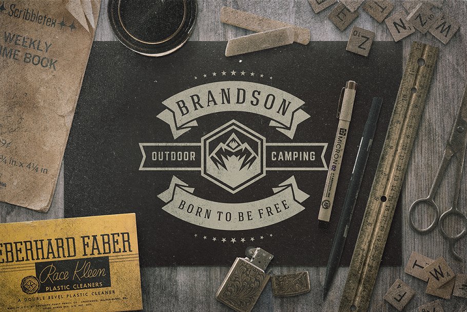 280个户外品牌Logo标志和徽章模板 280 Outdoor logos and badges插图(46)