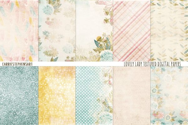 粉色褴褛别致的纹理背景 Pink Shabby Chic Textured Background