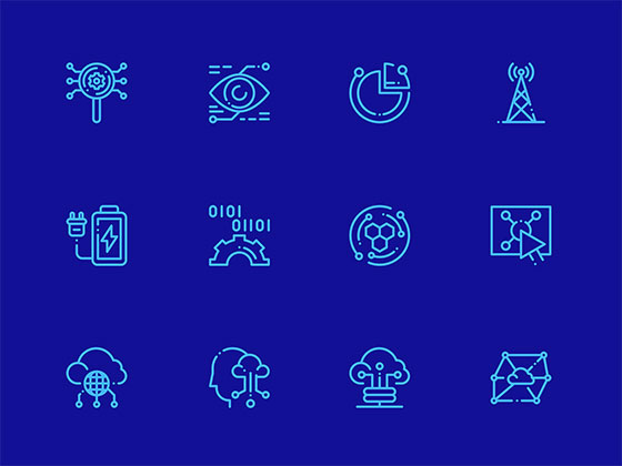 50 枚技术元素图标素材之家精选sketch素材