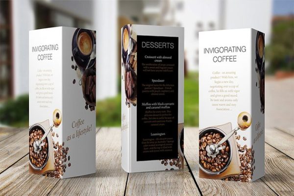 食品外包装外观设计样机模板v6 Standing Triangle Tents vol.6