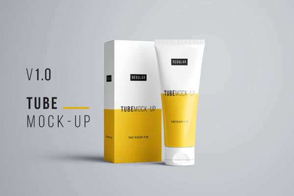 乳霜化妆品包装设计样机