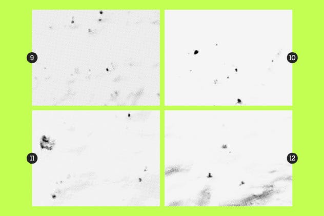 半色调污渍纹理套装Vol.1 Halftone Stains #1 Texture Pack插图(5)