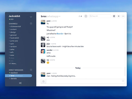 Slack for Sketchapp UI素材之家精选sketch素材