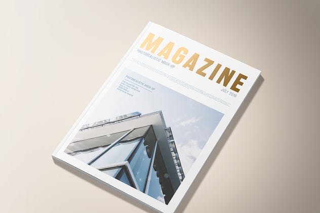 A5规格箔烫印杂志样机 A5 Foil Stamping Magazine Mock-Up插图(9)