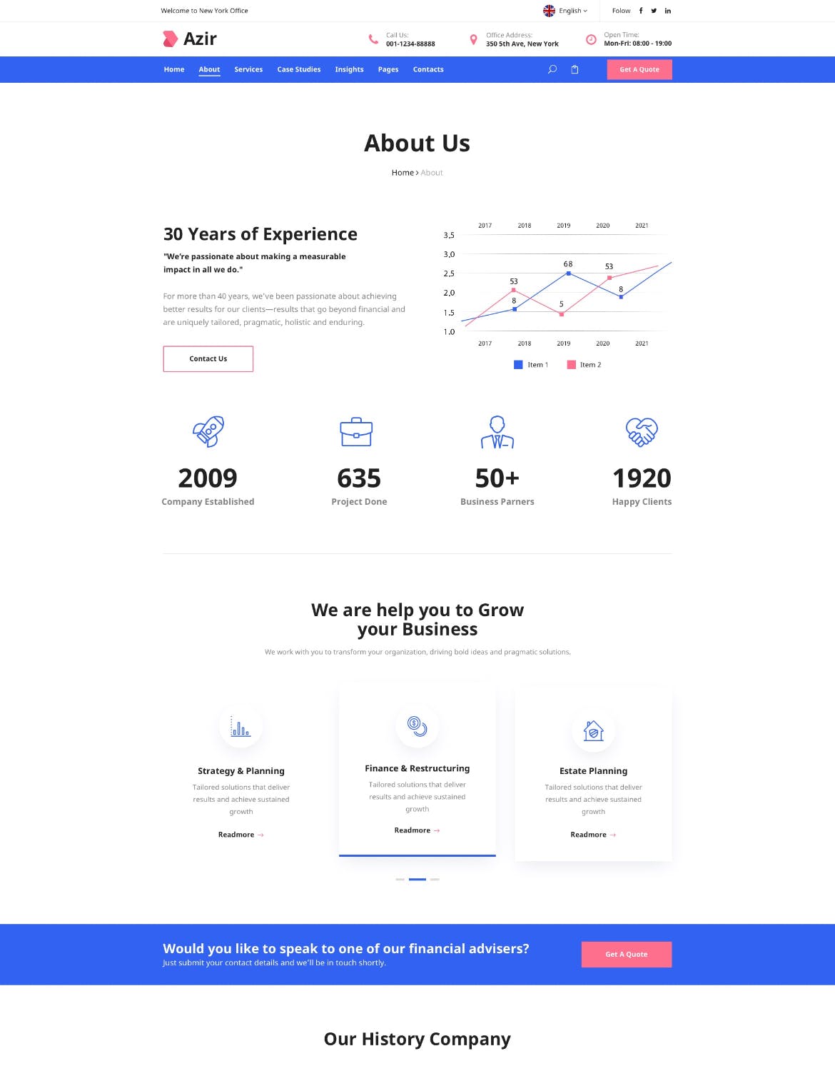 金融财务咨询企业网站设计SKETCH模板素材 Azir | Consulting Finance Sketch App Tempate插图(10)