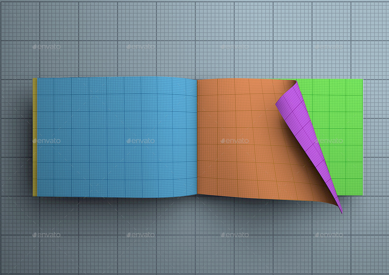 A4尺寸的杂志模型和场景生成器[psd]插图(7)