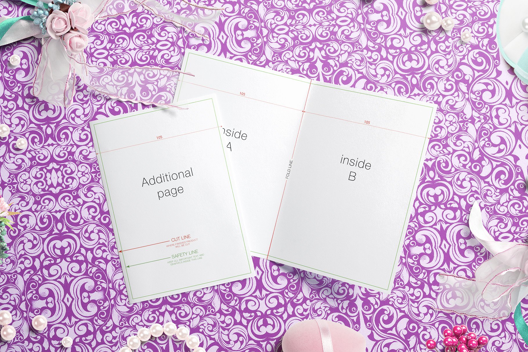 婚礼邀请卡样机模板[1.8GB] Wedding Greeting Cards mockups v.2插图(6)