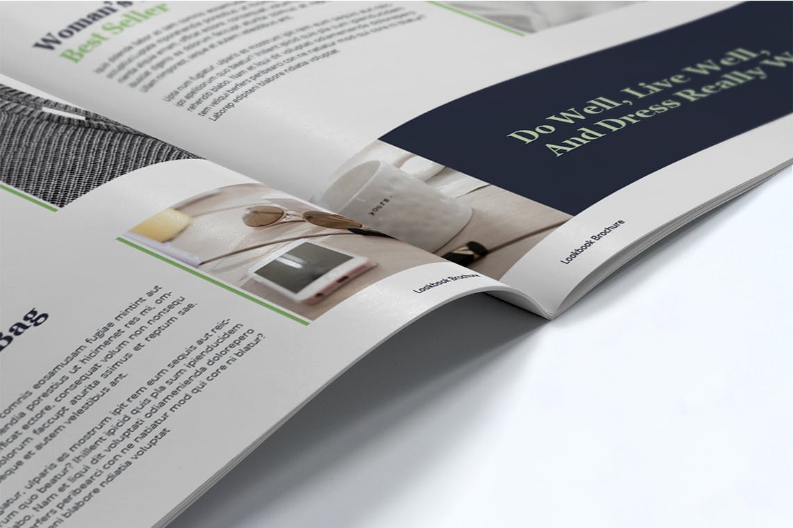 时装订货画册/新品上市产品素材库精选目录设计模板v1 Fashion Lookbook Template插图(10)