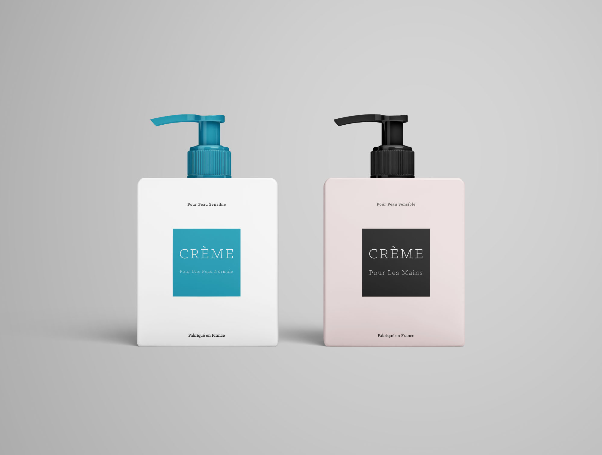 护肤霜乳液化妆品外观包装设计样机插图(8)