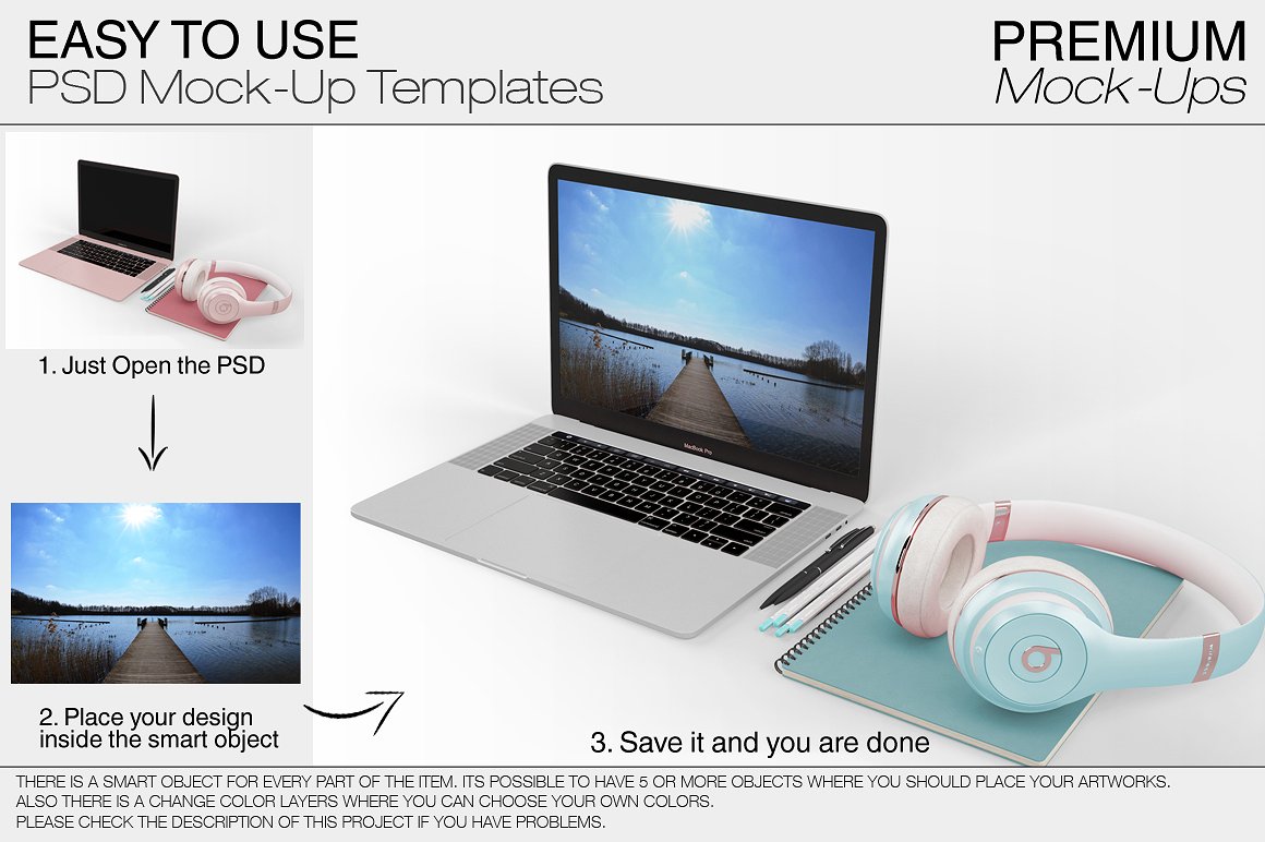 苹果MacBook Pro笔记本电脑样机展示模型mockups插图(6)