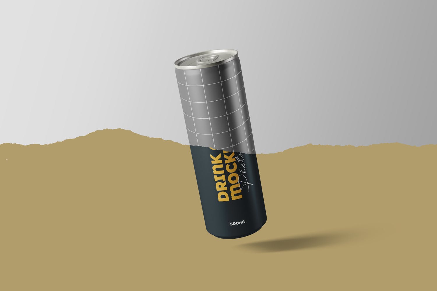 500ml饮料罐易拉罐外观设计素材库精选 Drink Can Mockups 500ml插图(3)