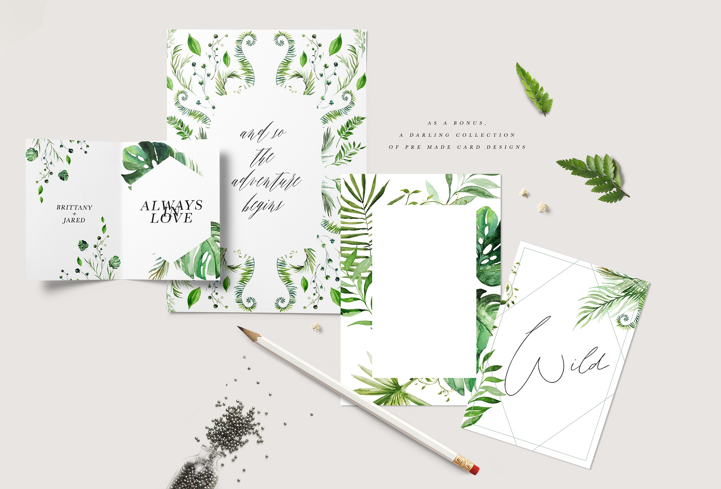 极简充满活力的丛林绿化矢量素材下载 2.05 GB[psd,png,jpeg]插图(9)