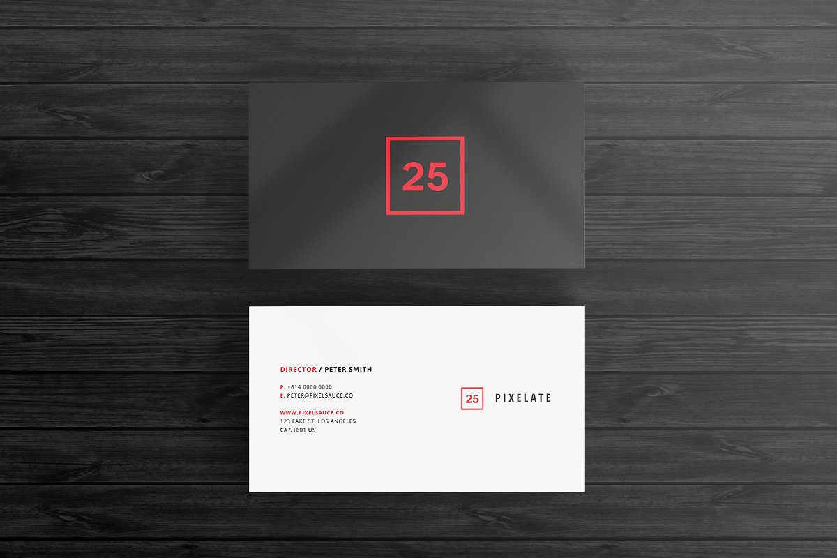 68个高端时尚简约的商务名片设计模板插图(12)