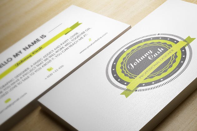 优雅企业名片设计模板 Elegant Business Card Design插图(3)