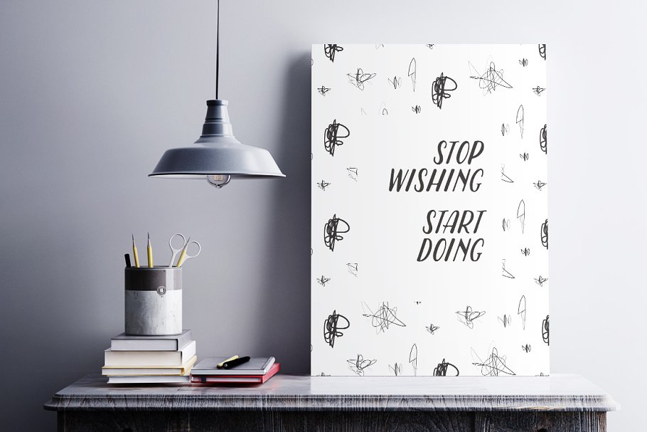 划线和刮痕无缝图案背景素材 Scribbles & Scratches Set插图(5)