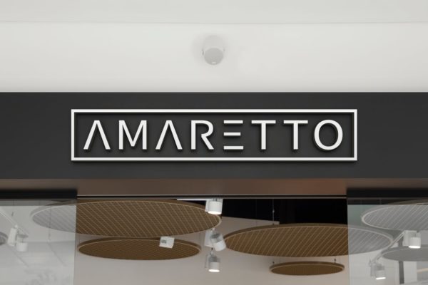 店铺店招Logo设计3D效果图样机素材库精选#2 3d Logo Storefront Sign Mockup #2