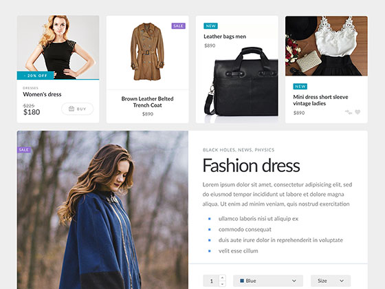 Universe 电商网页元素素材之家精选sketch素材