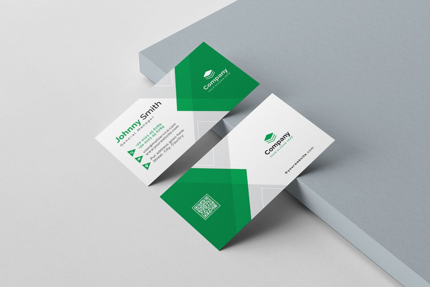 信息科技企业名片版式设计模板 Business Card插图(3)