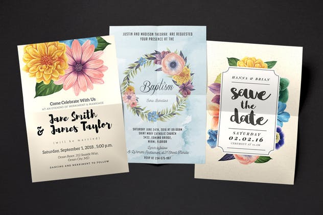 水彩花卉插画元素套装 Watercolor Enthusiast Graphic Kit插图(2)