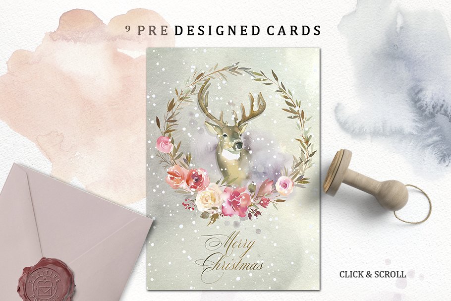 梦幻仙女水彩手绘插画素材合集[3GB] Dream – Fairy Watercolor Collection插图(11)