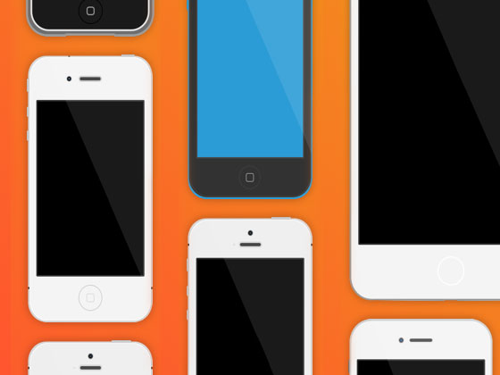 iPhone 历代模型素材之家精选sketch素材