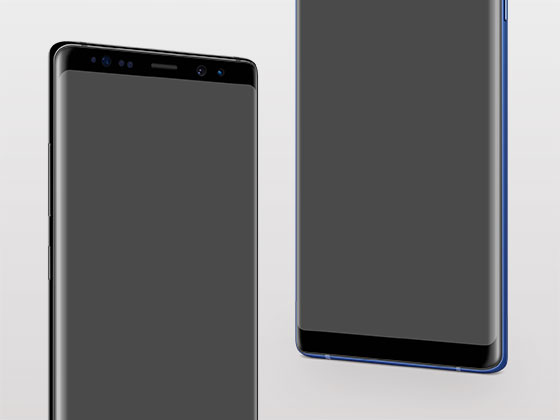 三星 Galaxy Note8 模型素材之家精选sketch素材