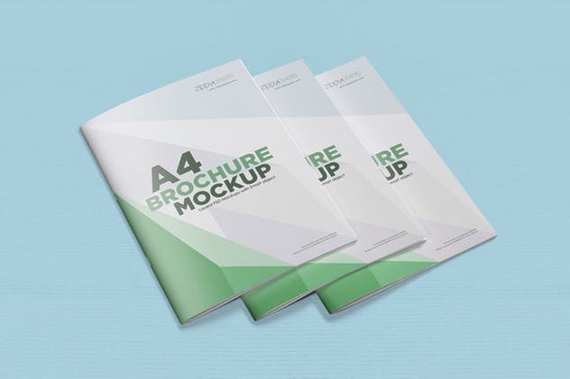 A4规格品牌杂志画册样机模板 6 A4 brochure mockup插图(4)
