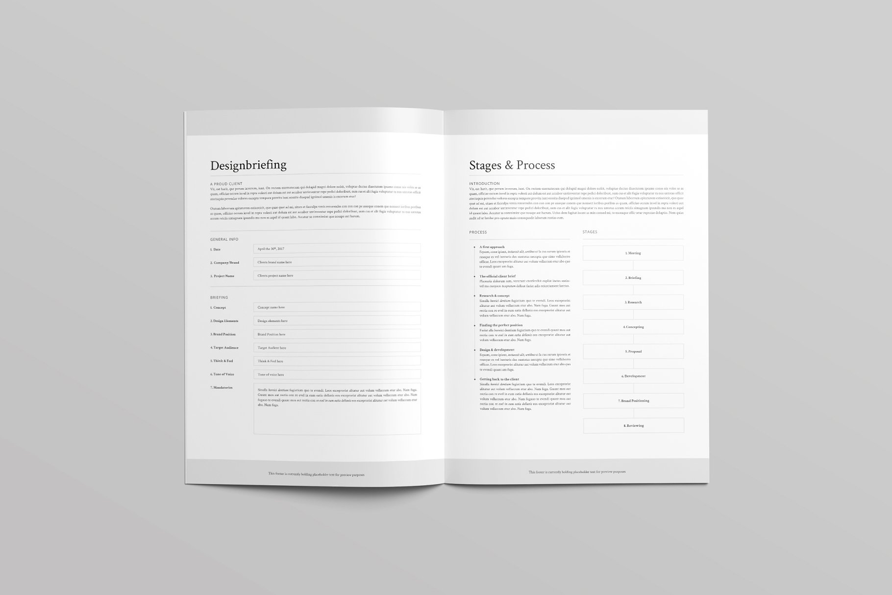 企业品牌宣传画册模板 Lana Proposal Template插图(1)