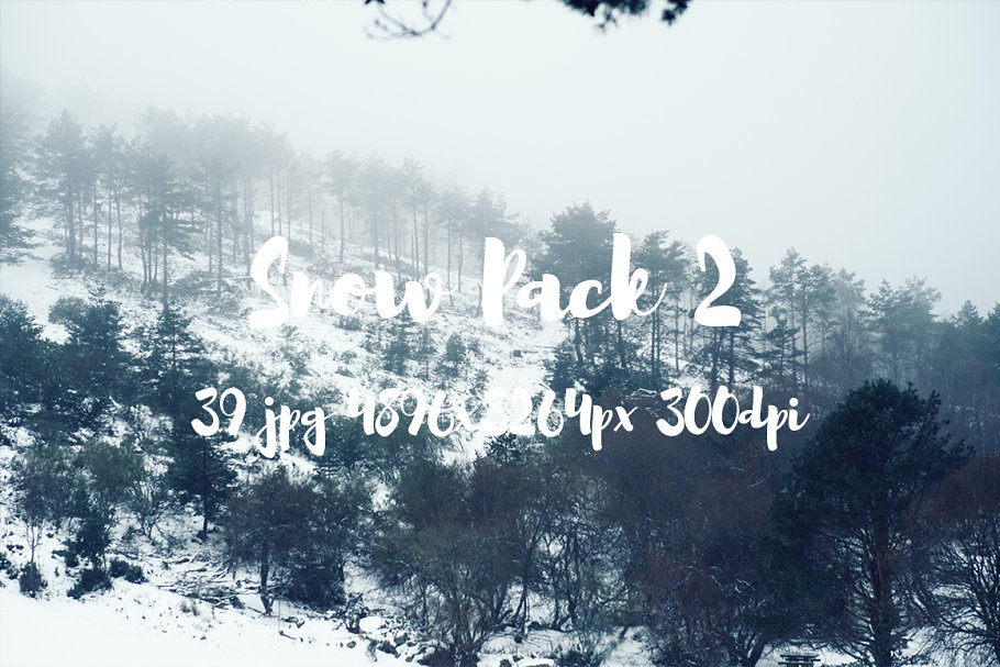 白雪茫茫雪景高清照片素材 Snow Photo Pack II插图(4)