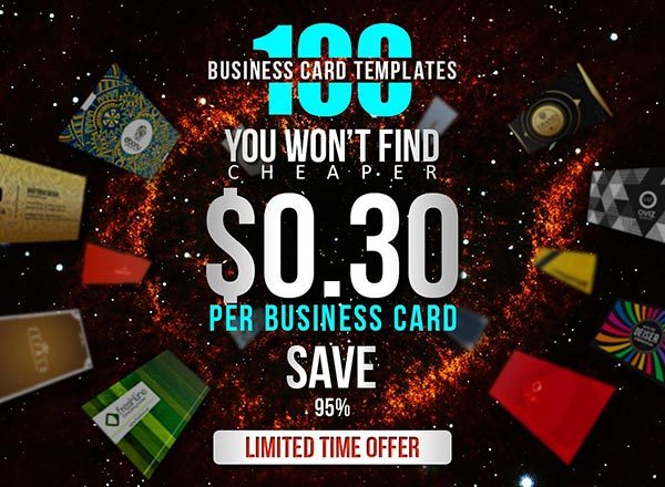 100个高品质的名片卡片设计模板