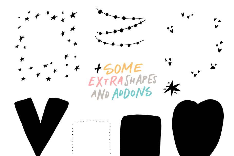 幼儿园儿童主题艺术插画素材合集 Nursery Art Creator – DIY pack插图(12)