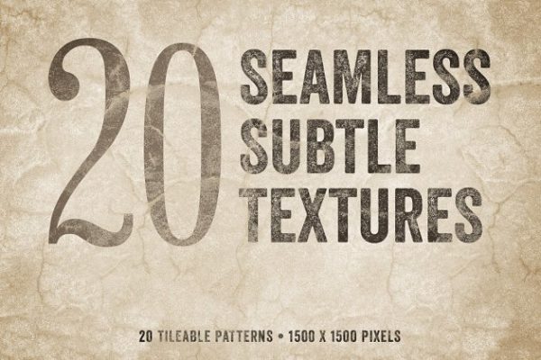 20款细微沙砾无缝纹理 Seamless Subtle Textures Volume 1