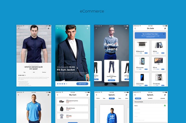 资讯/社交/电商综合APP应用UI套件 Splash UI Kit插图(6)