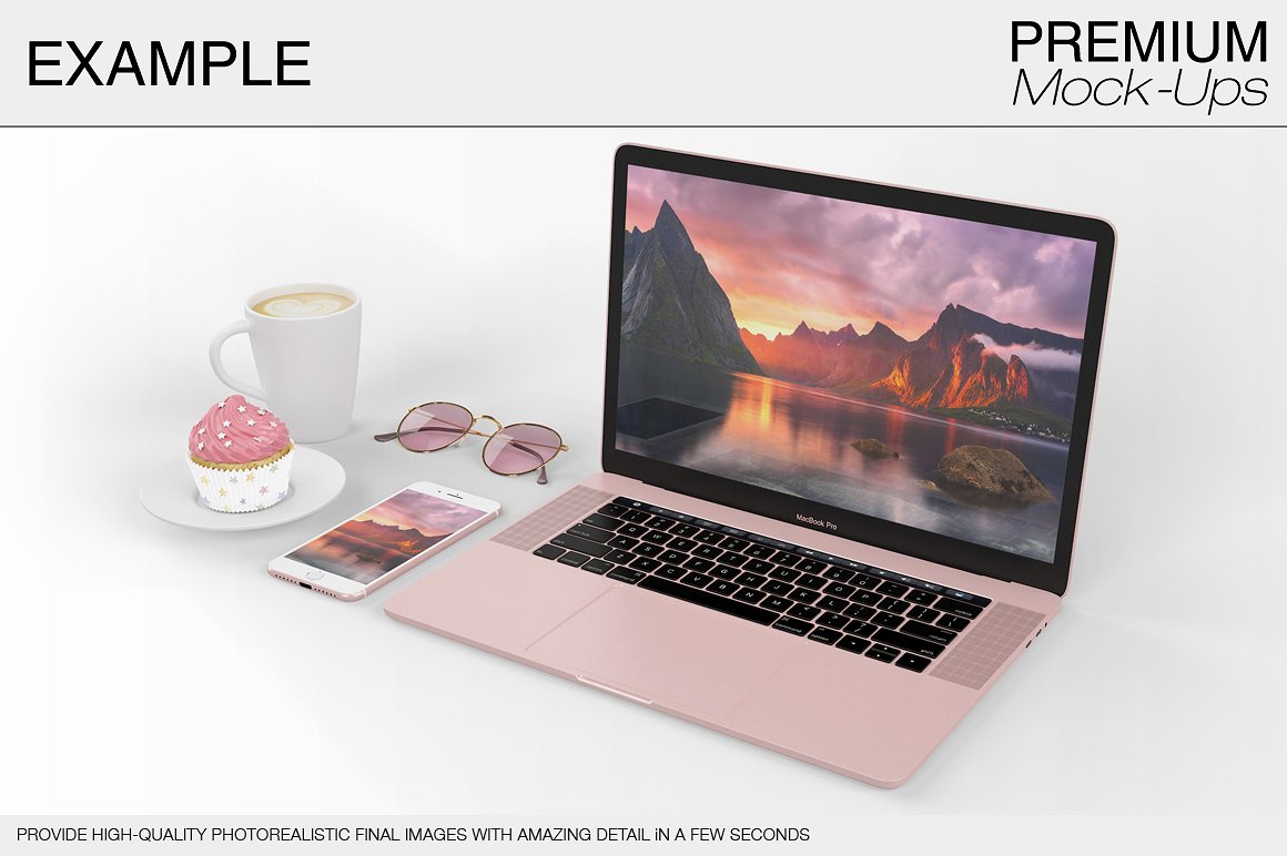 苹果MacBook Pro笔记本电脑样机展示模型mockups插图(12)