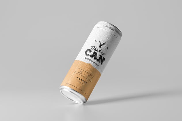 啤酒饮料罐头外观样机模板05 Can Mock-up 5插图(6)