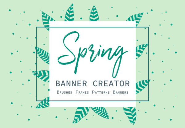 素材库下午茶：春季广告banner设计矢量素材[Ai]