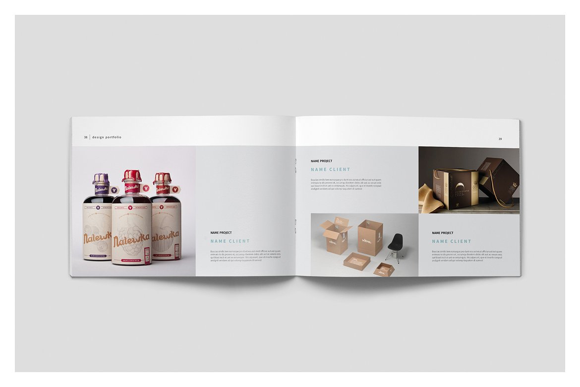 设计感强的多用途平面画册组合模板插图(20)