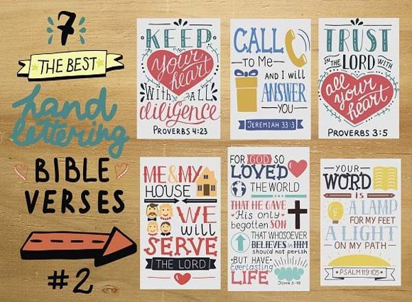 最好的BIBLE文字组合特色矢量素材下载