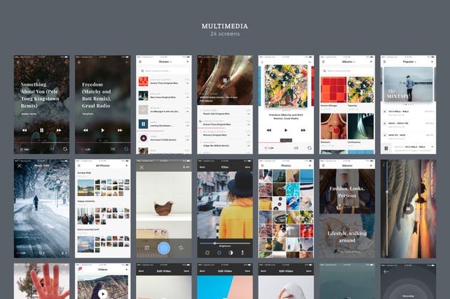 社交购物类APP UI工具包 PORTAL UI PACK @1x FOR PHOTOSHOP插图(12)
