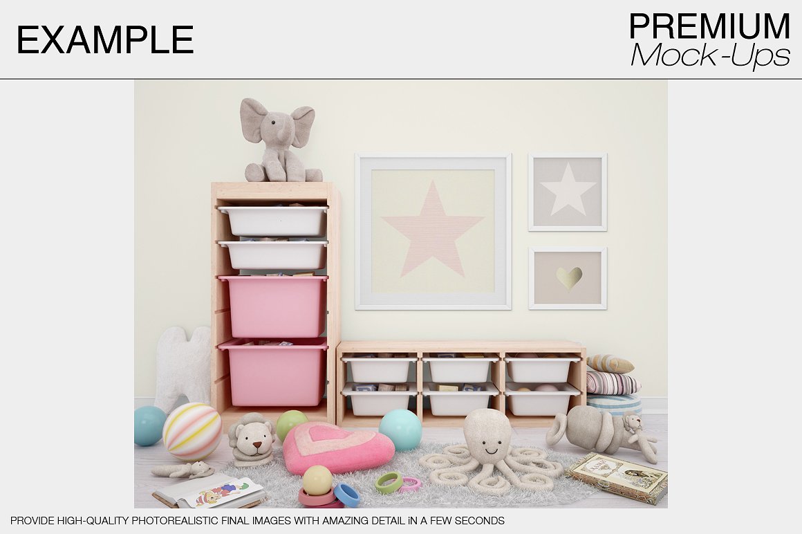 温馨可爱的孩子房间展示模型下载[psd]插图(10)