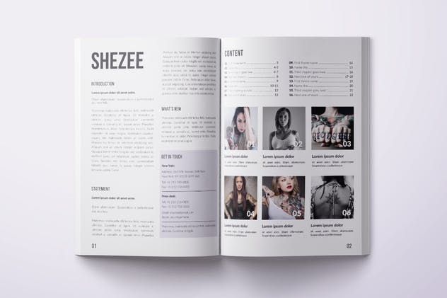时尚艺术照片摄影作品杂志画册设计模板 Multipurpose Photo Magazine A4 & US Letter 28 Pgs插图(1)