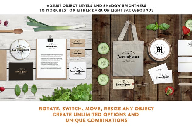 农贸蔬果市场场景设计套件 Farmers Market Scene Generator插图(12)