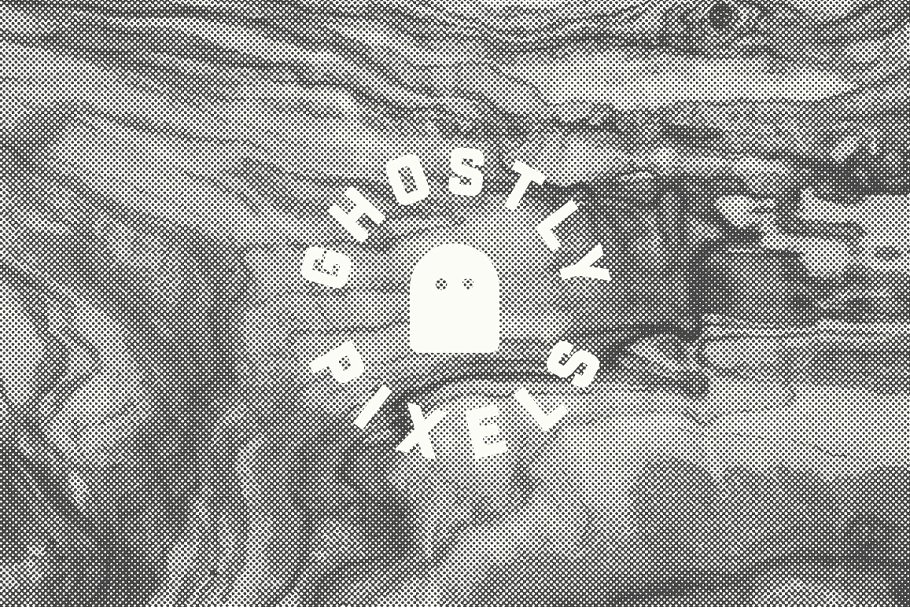 半色调木纹背景素材 Wood Halftone Textures插图(11)